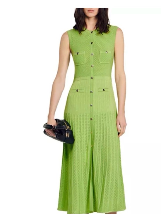 Sandro Dresses & Skirts - Sandro
Tuileries Pointelle Knit Dress New